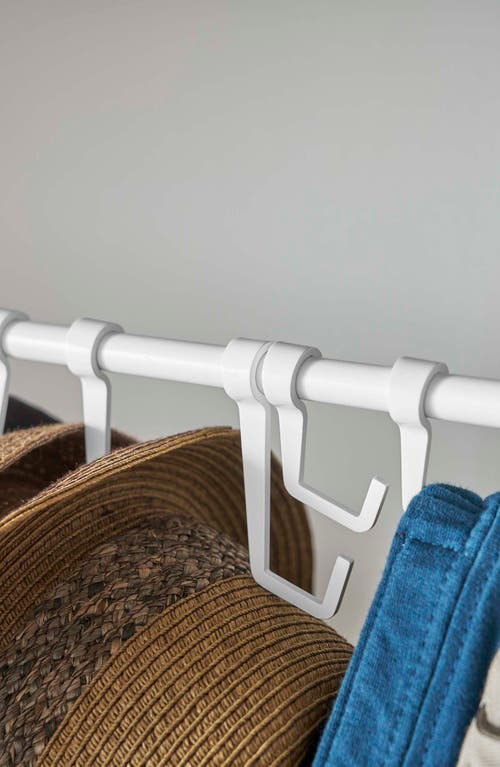 Yamazaki Hat Hanging Organizer In White