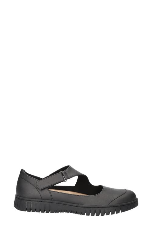 Shop Easy Street Joyful Mary Jane Flat In Black