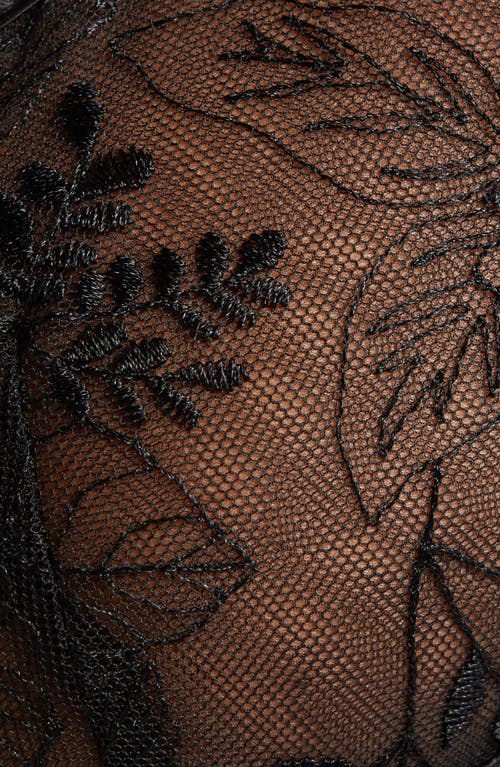 Bluebella Seraphim Wired Bra Black In Black