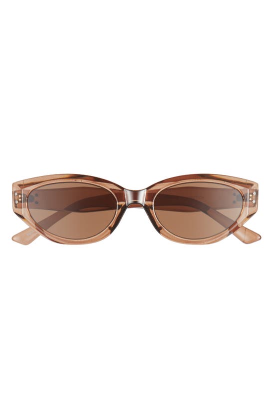 Bp. 50mm Oval Sunglasses In Brown