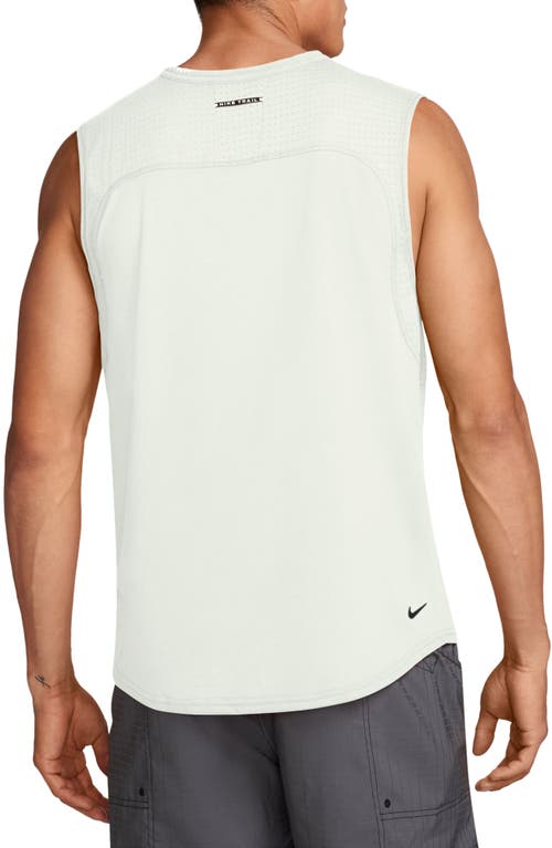 Shop Nike Dri-fit Solar Chase Trail Running Sleeveless T-shirt In Summit White/lilac Bloom