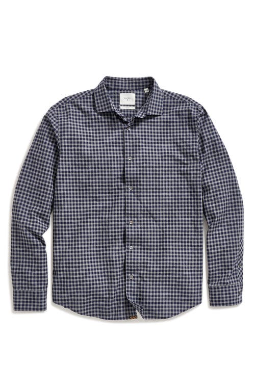 Billy Reid Tuscumbia Sport Shirt In Navy/grey