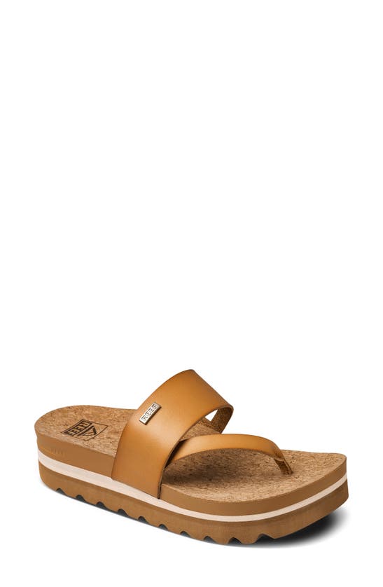 Reef Sol Hi Platform Sandal In Natural