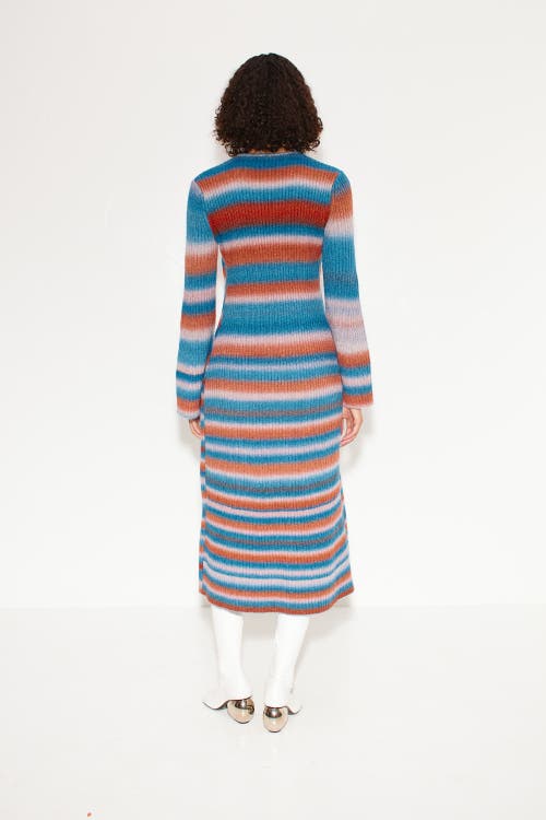 Shop Simonmiller Axon Knit Dress In Matisse Blue Multi