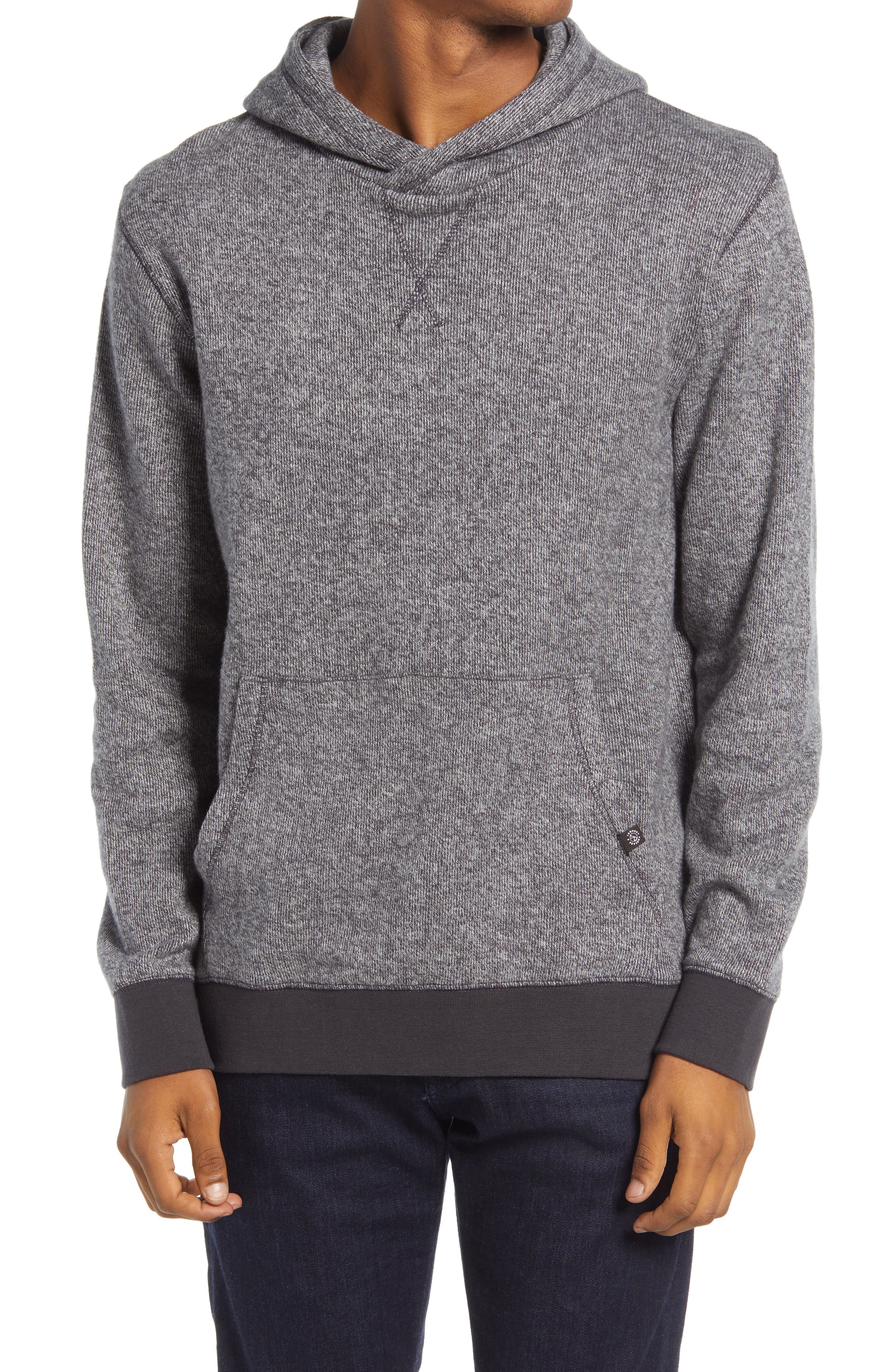 brushed fleece hoodie