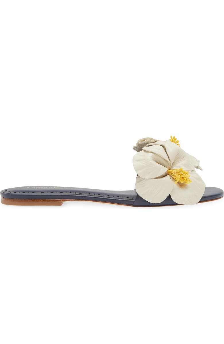 Larroudé Magnolia Slide Sandal, Alternate, color,