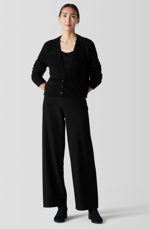 Shop Eileen Fisher Crop Cardigan In Black