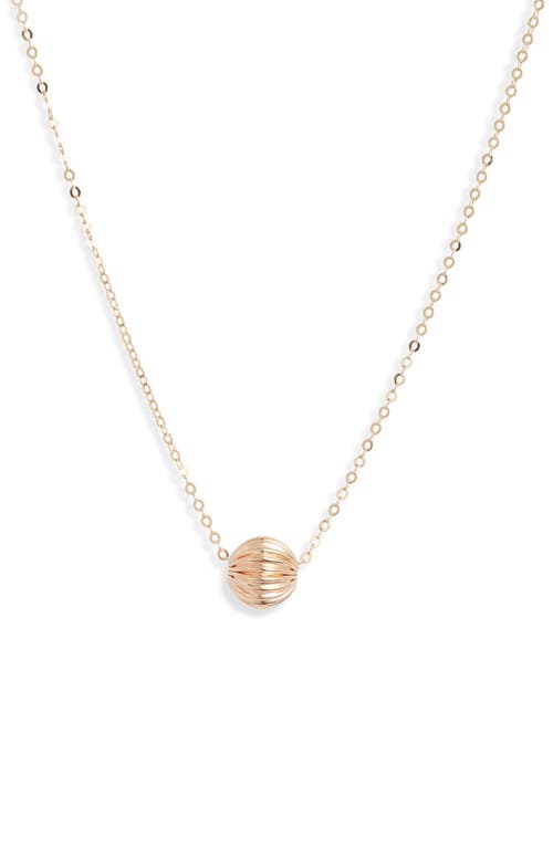 Bony Levy 14K Gold Bead Necklace in Yellow Gold