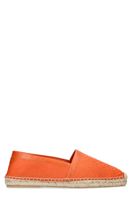 Shop Kurt Geiger London Isaac Espadrille Slip-on In Orange