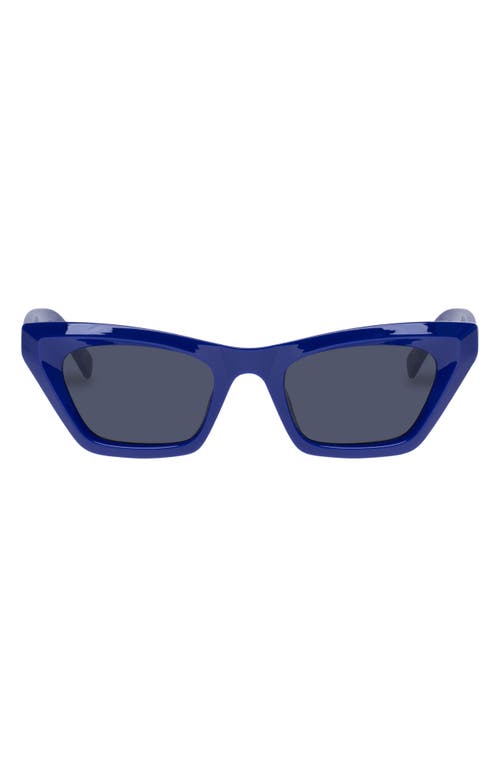 Capricornus 50mm Cat Eye Sunglasses in Electric Blue