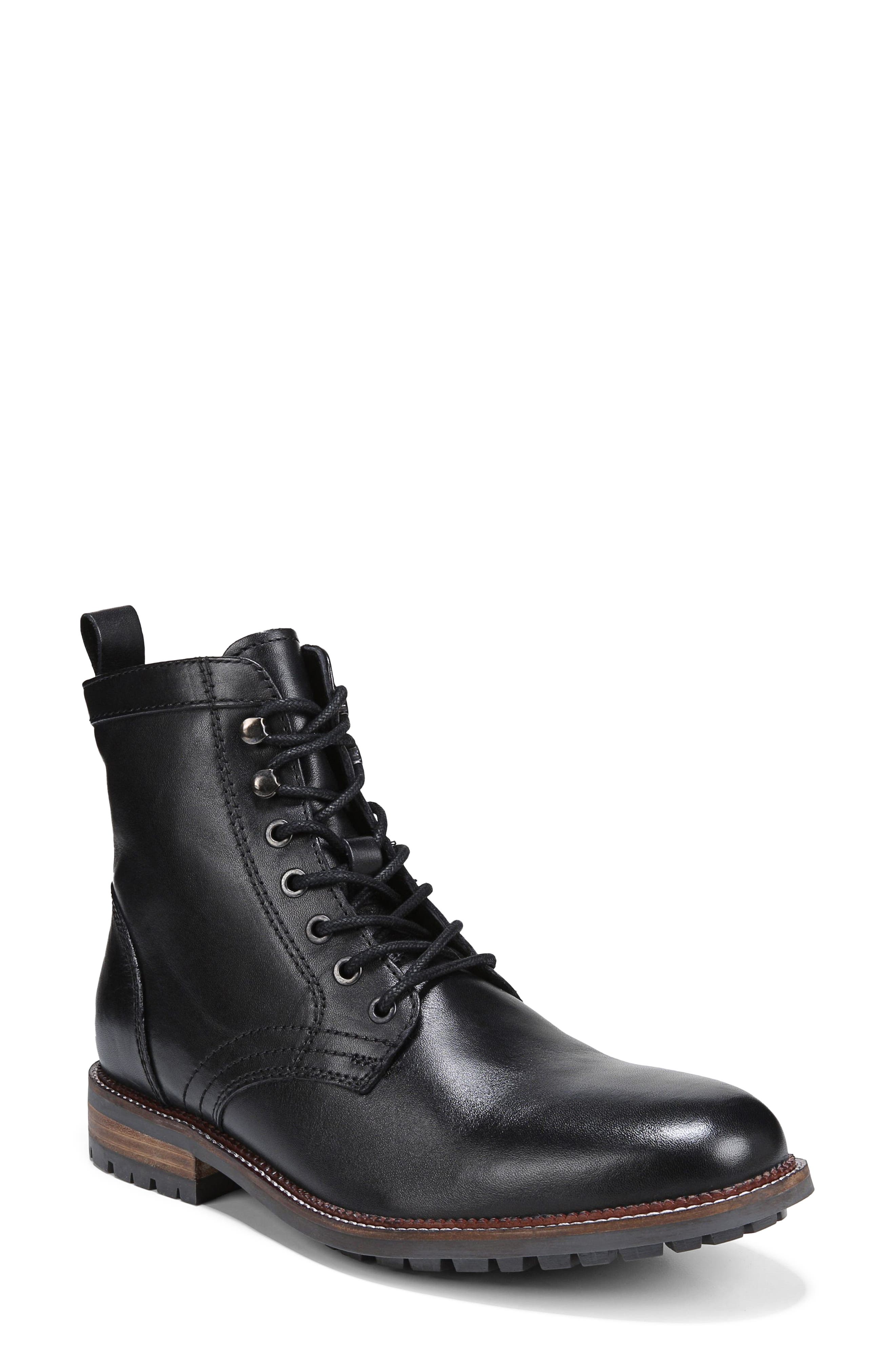 mens black lace up boots