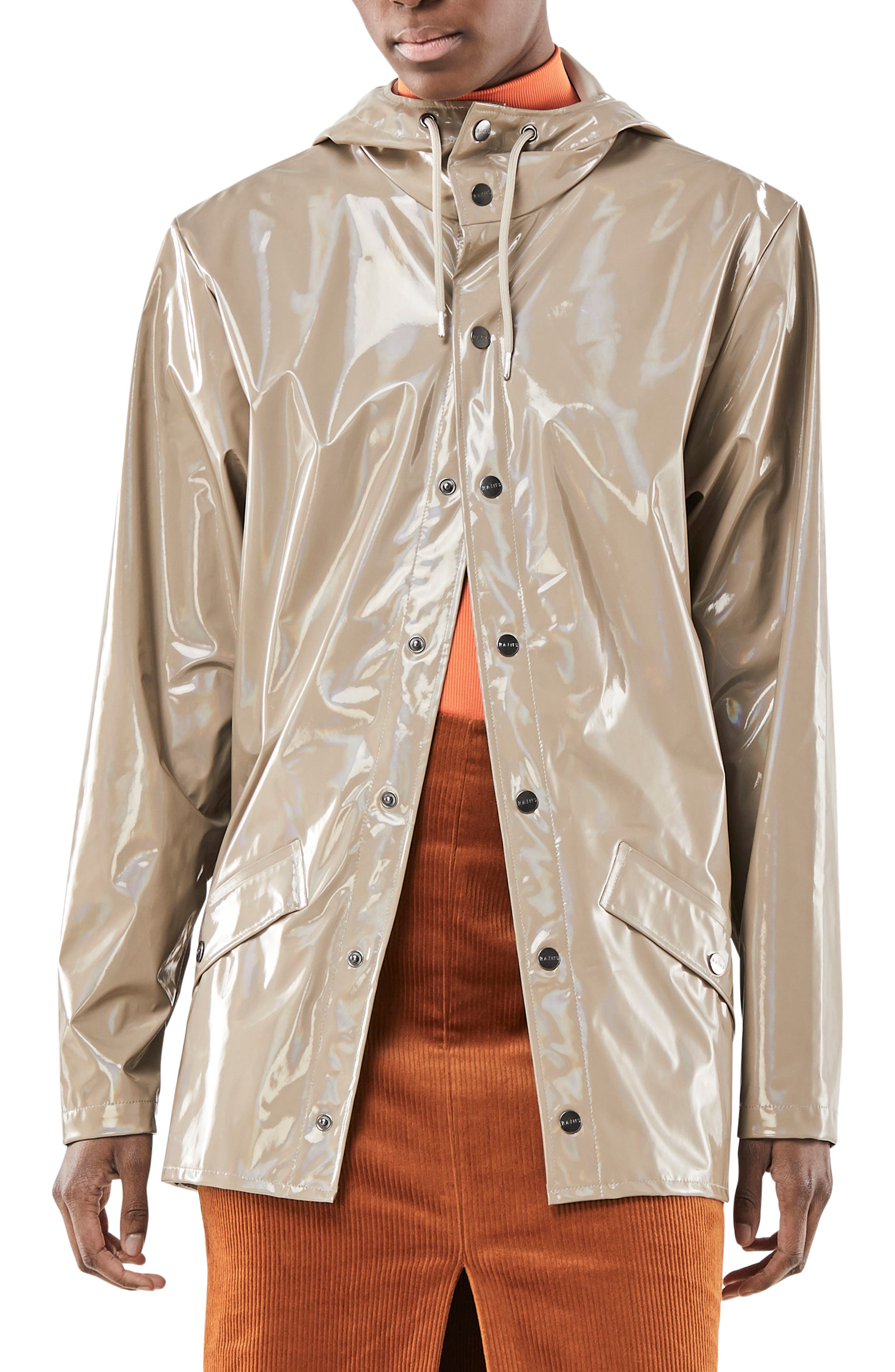 RAINS Holographic Jacket Nordstrom