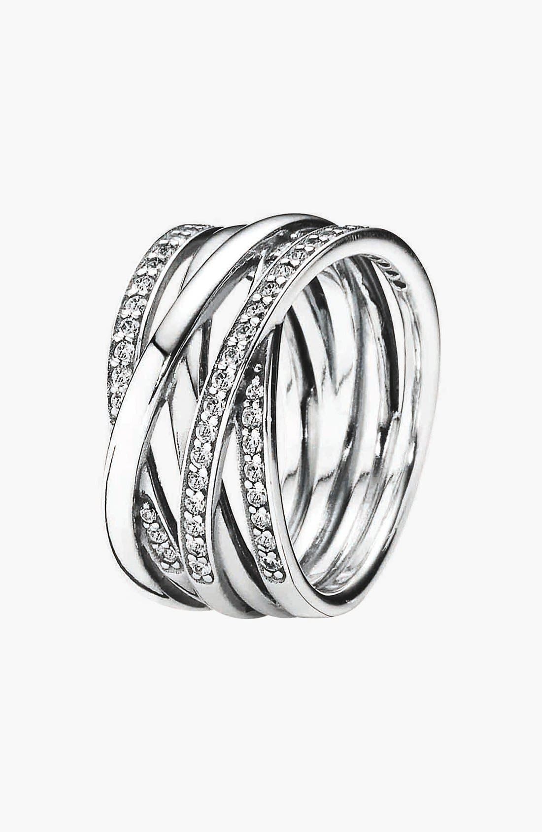 PANDORA 'Entwined' Stack Ring Nordstrom