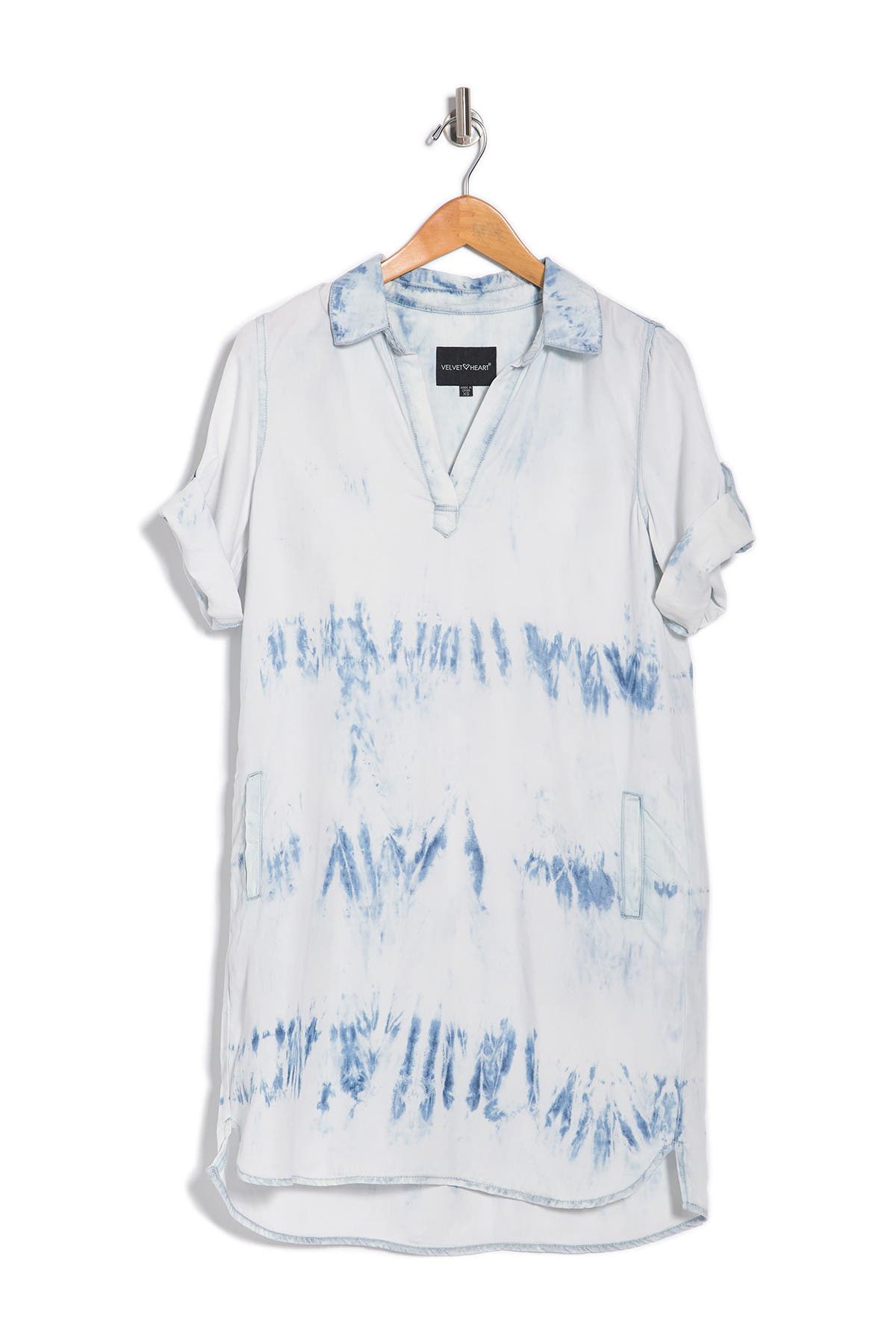 velvet heart shirt dress