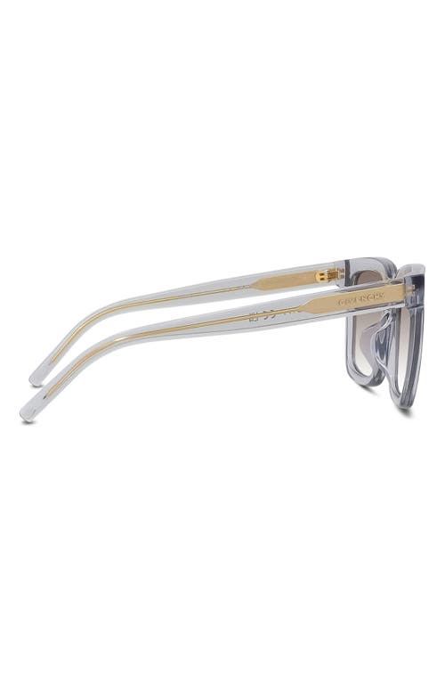 Givenchy Gv Day Gradient Square Sunglasses In Grey/gradient Brown