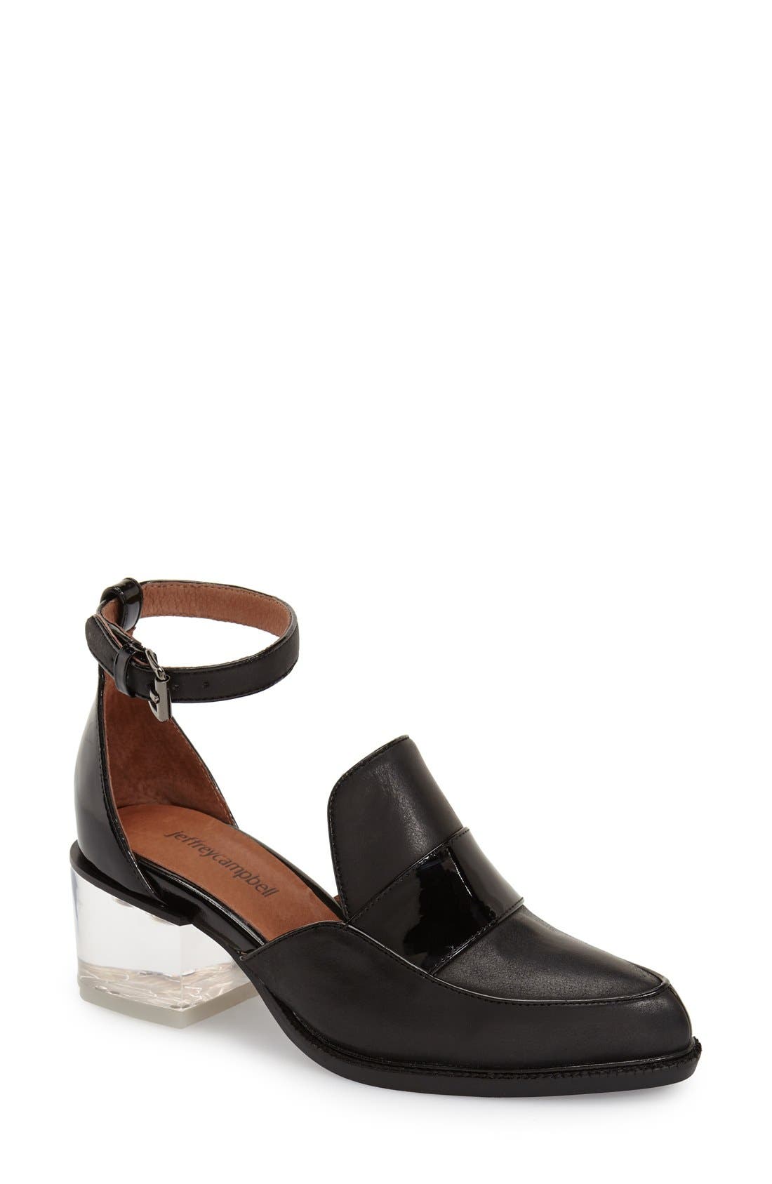 Jeffrey Campbell 'Walden' Ankle Strap Loafer (Women) Nordstrom