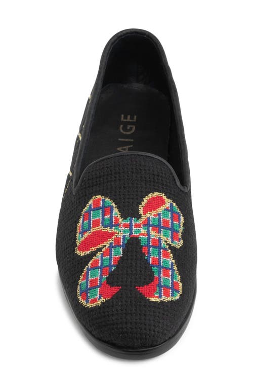 Shop Bypaige Needlepoint Loafer In Black Multi