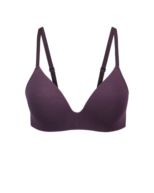 Shop Adore Me Harlowe Contour Plunge Bra In Dark Purple