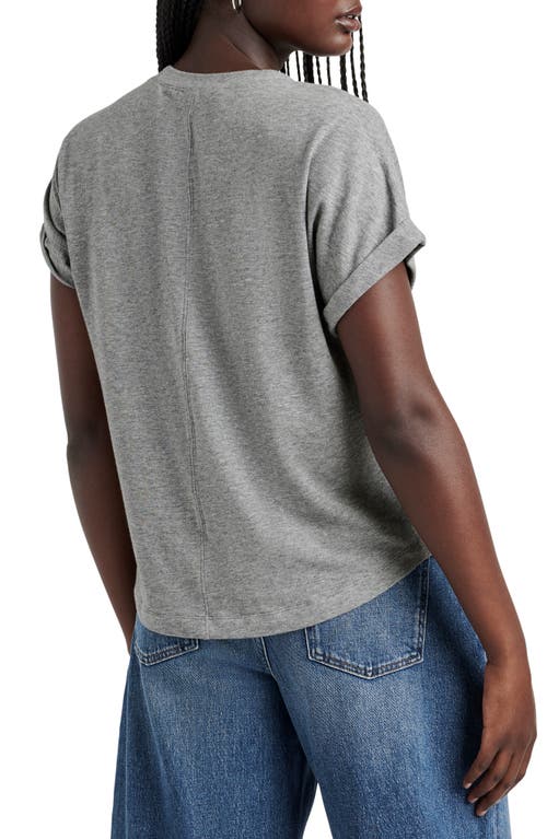Splendid Skye Slub T-shirt In Heather Grey