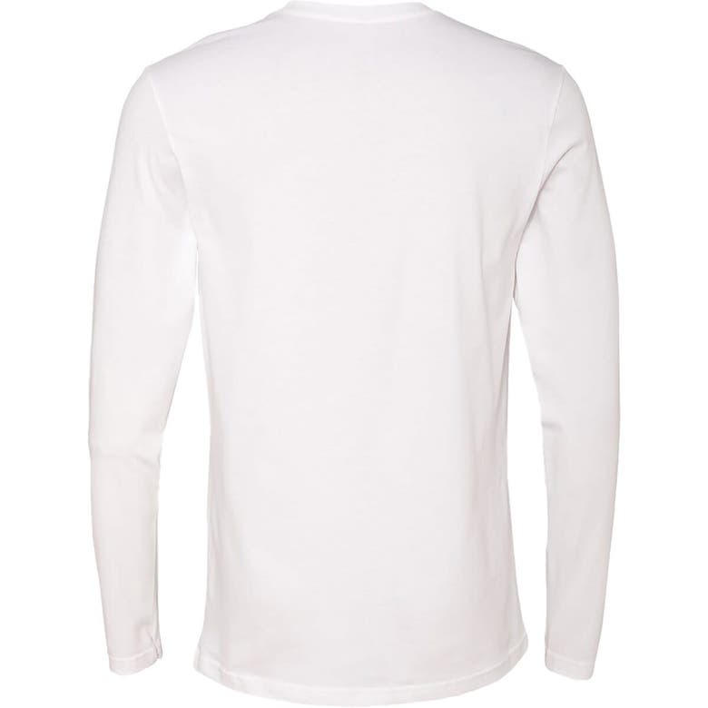 Shop Checkered Flag Sports White Ross Chastain Melon Man Long Sleeve T-shirt