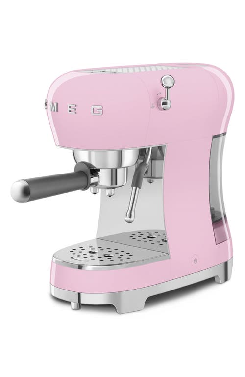 Smeg Espresso Machine In Pink