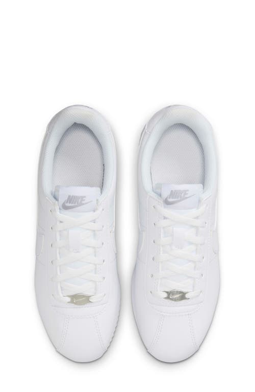 Nike Cortez Sneaker In White/ Wolf Grey/ White