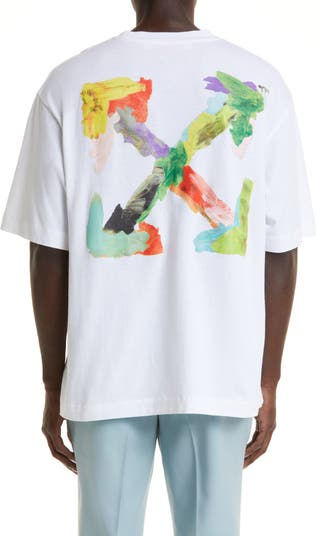 Off-White Paint Arrow Slim Short Sleeve T-Shirt