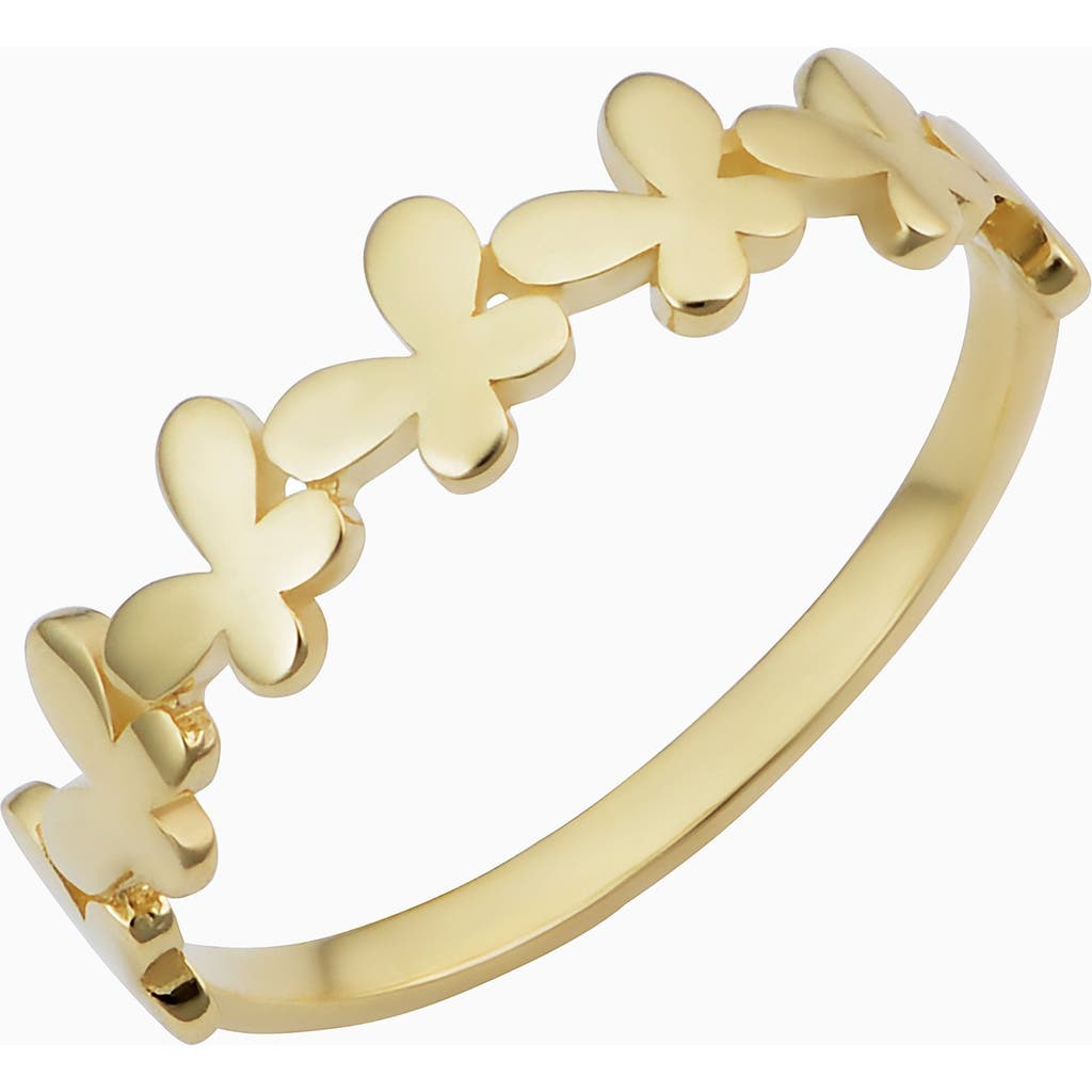 Oradina 14k Yellow Gold La Farfalla Ring In Yellow Gold