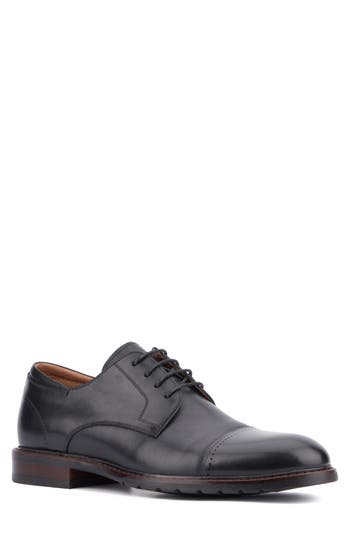 VINTAGE FOUNDRY VINTAGE FOUNDRY EMERSON CAP TOE DRESS OXFORD