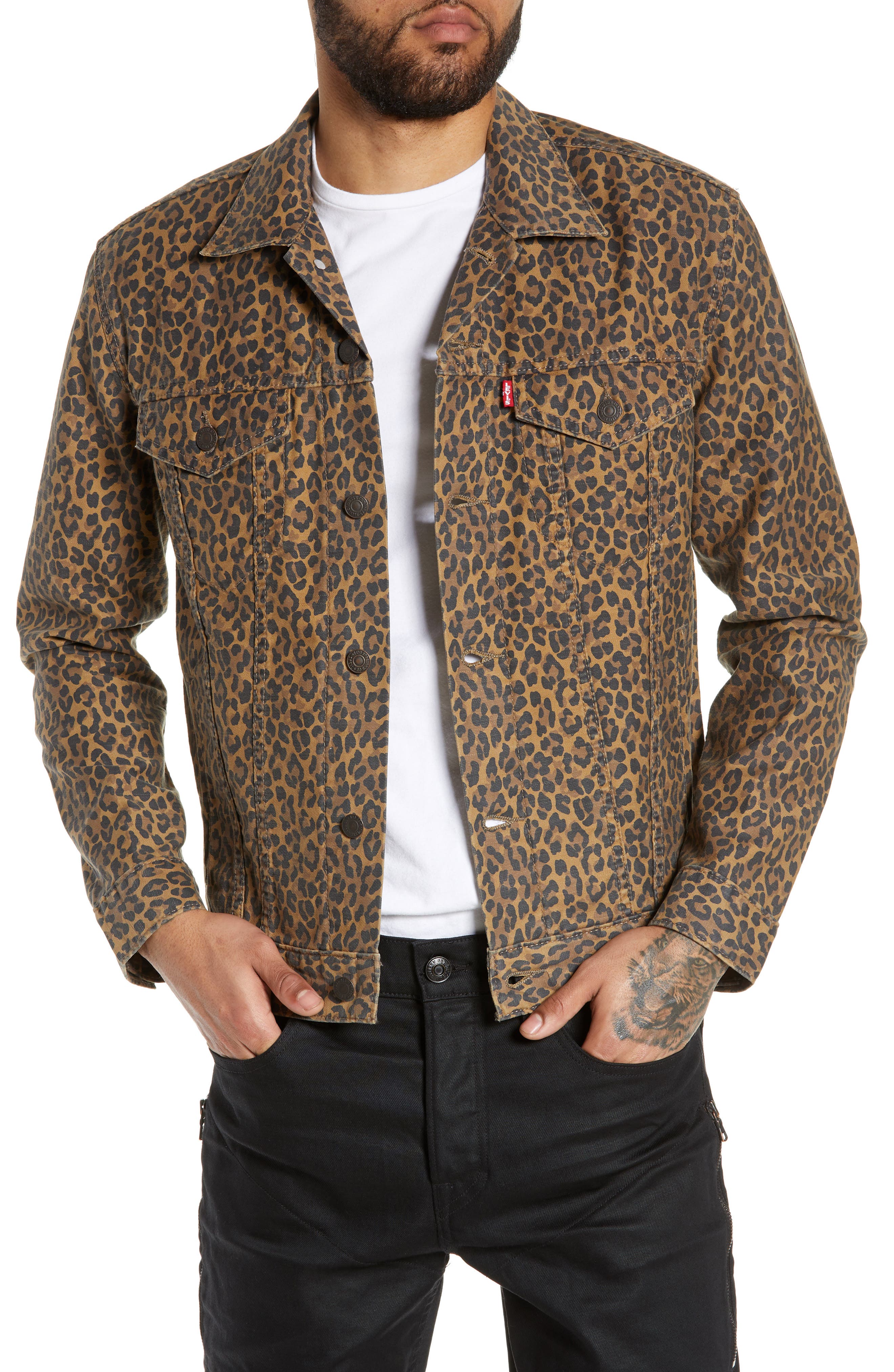 levi's cheetah jacket