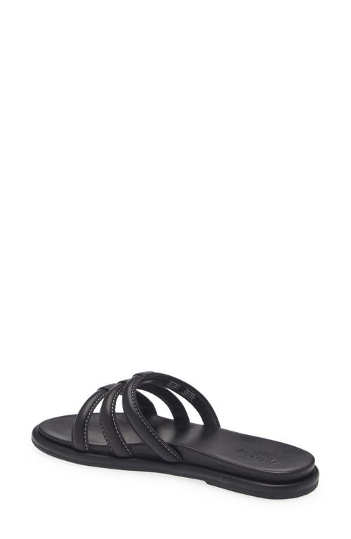 Shop Olukai Tiare Slide Sandal In Black/black