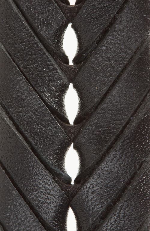 ALLSAINTS ALLSAINTS WOVEN LEATHER BELT 