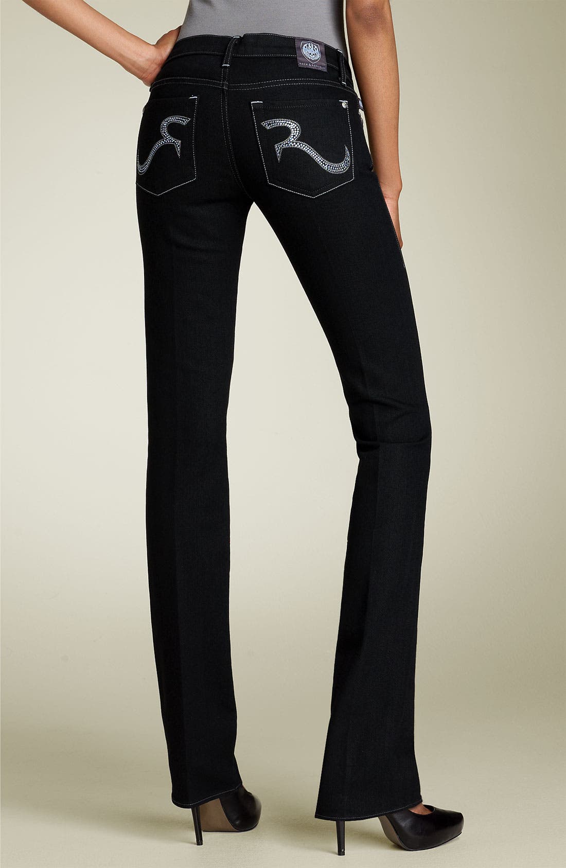 Rock Republic Stella Straight Leg Stretch Jeans Vital Black Blue   2eb03151 85c7 4914 8265 Cebe1679e57d 