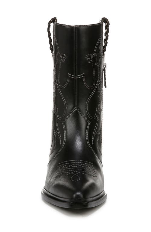 Shop Franco Sarto Bianca Western Boot In Black