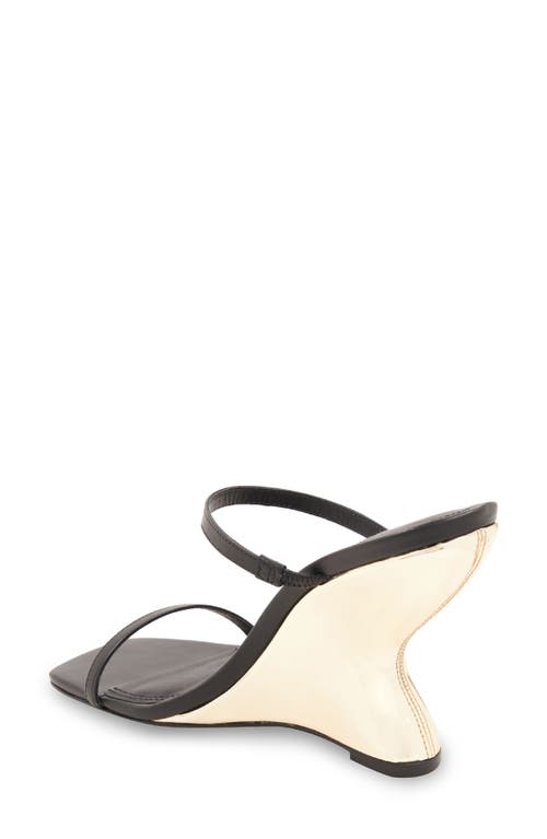 Shop Bcbg Westa Wedge Sandal In Black