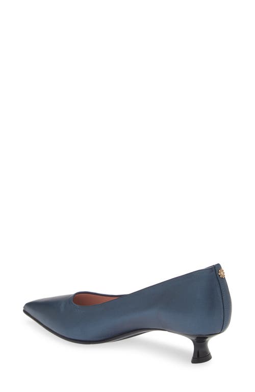 Naot Romy Pointed Toe Pump In Navy Nappa Leather