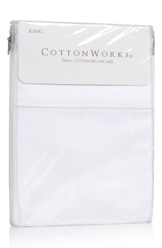 BEDHOG BEDHOG 2-PIECE 1000 THREAD COUNT PIMA COTTON PILLOWCASE SET