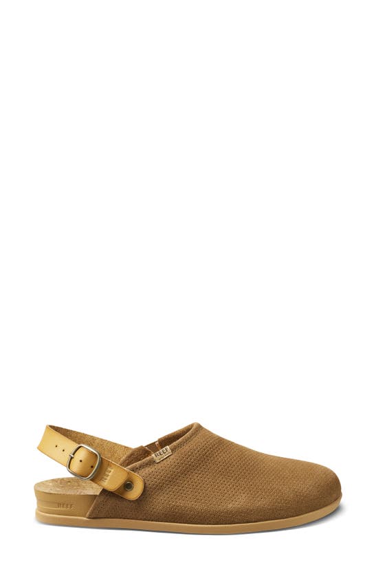 Shop Reef Cushion Sage Platform Clog In Coffee