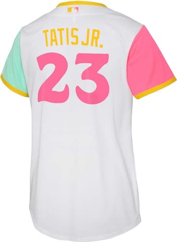 Fernando Tatis Jr. San Diego Padres Women's Plus Size Replica Player Jersey  - White/Brown