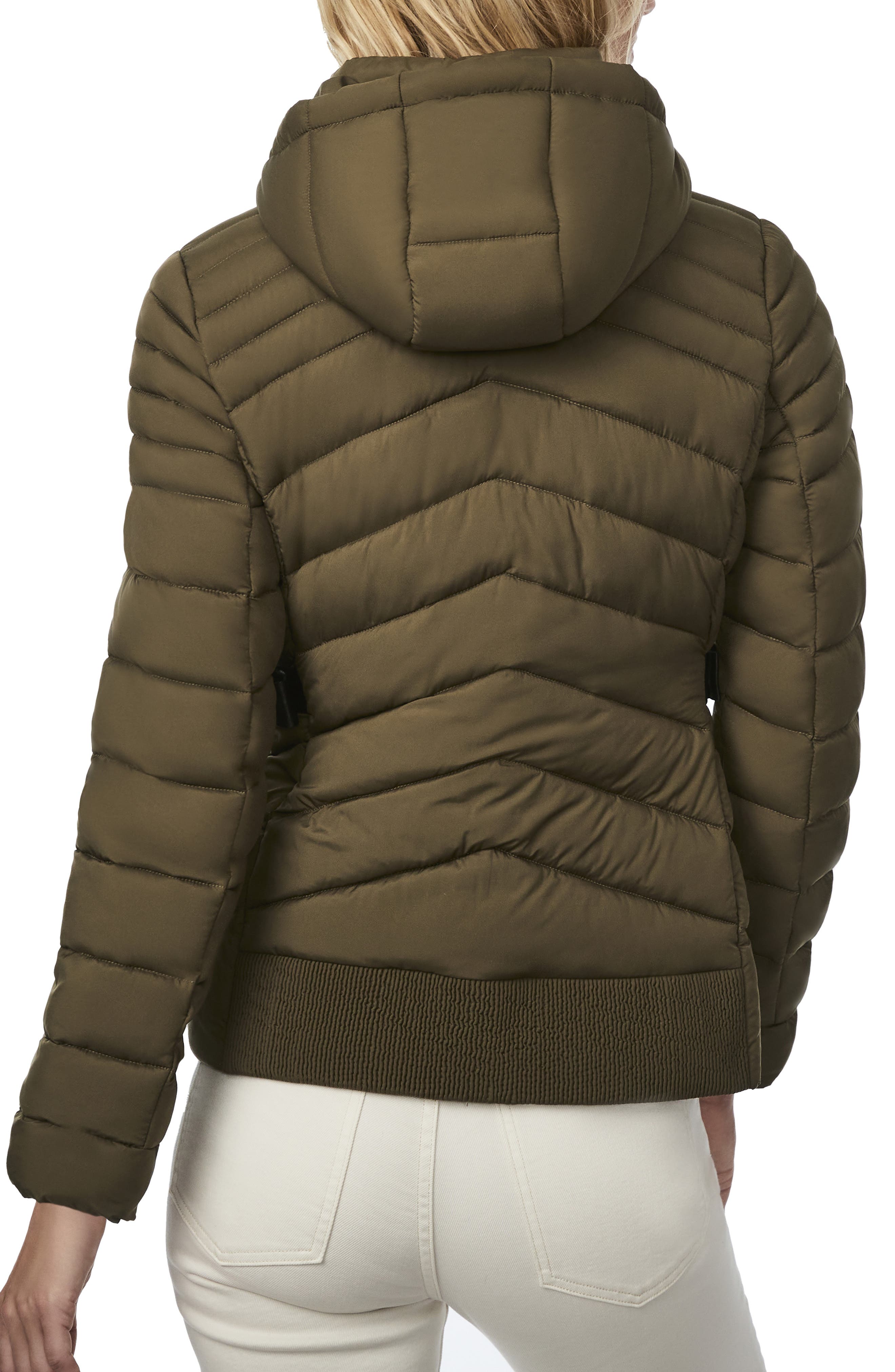 swims olivia fur puffer