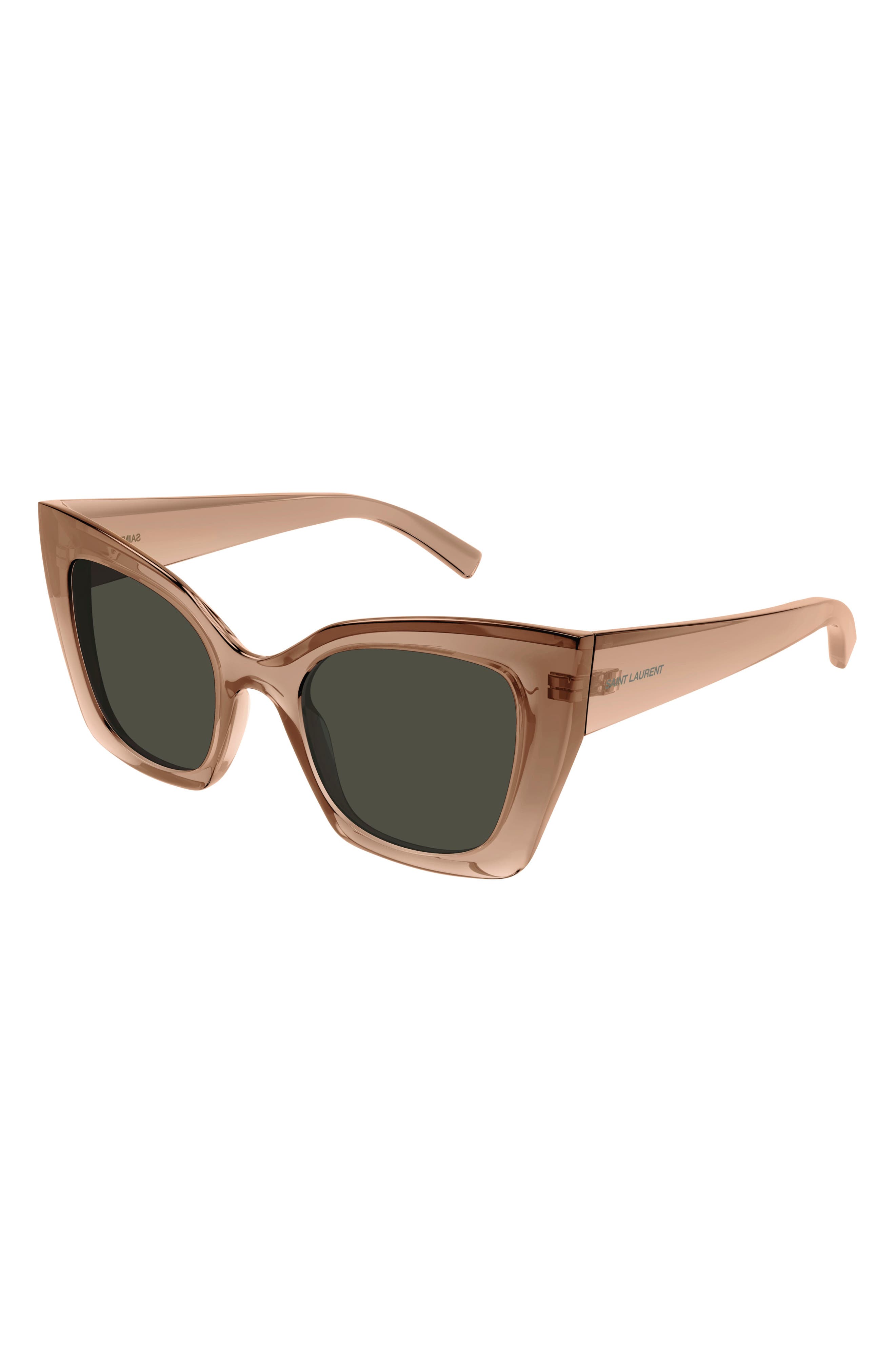 beige designer sunglasses