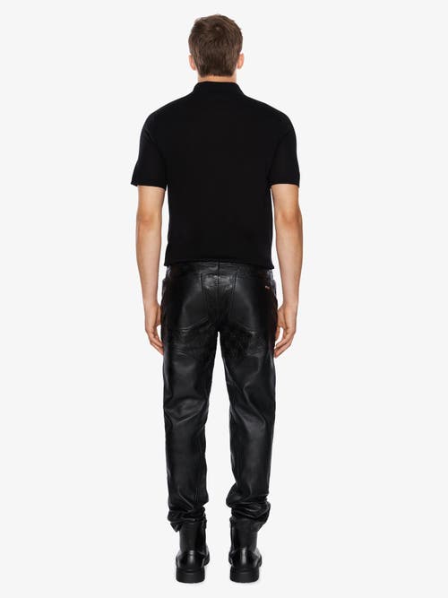 PLACE OF ELMS PLACE OF ELMS COWBOY MONOLINK LEATHER PANTS 