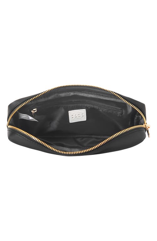 Bloc Bags Medium Heart Cosmetic Bag In Black/black