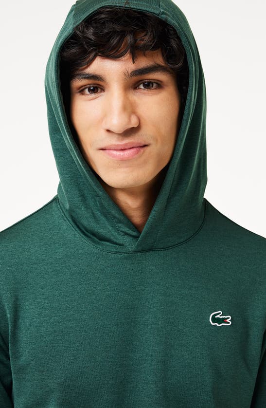 Shop Lacoste Double Face Golf Hoodie In Iwg Sinople Chine