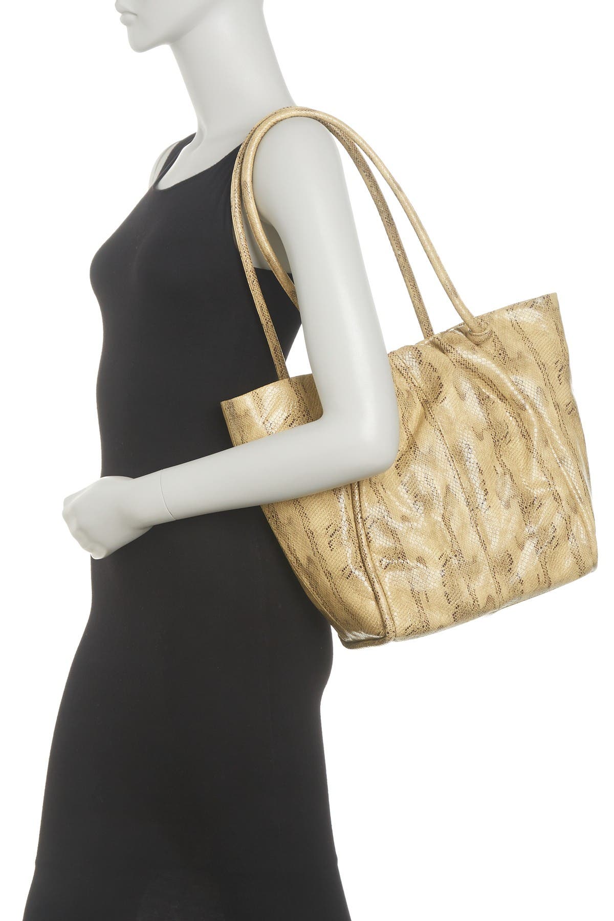 Vince Camuto Jude Leather Tote In Yellow 02