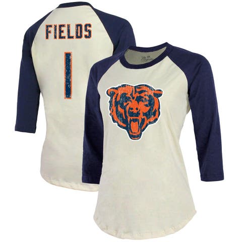 Women's Fanatics Branded Navy Chicago Bears Earned Stripes T-Shirt