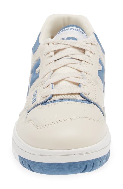 Shop New Balance 550 Basketball Sneaker In Linen/heron Blue