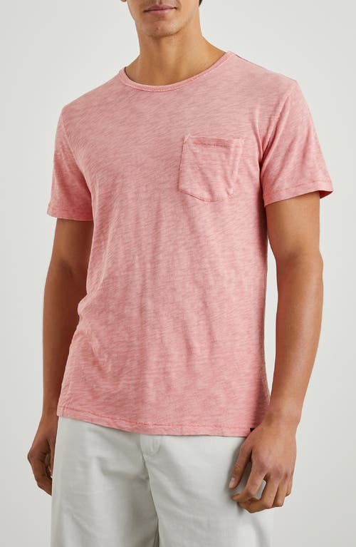 Rails Skipper Cotton Pocket T-shirt In Pink