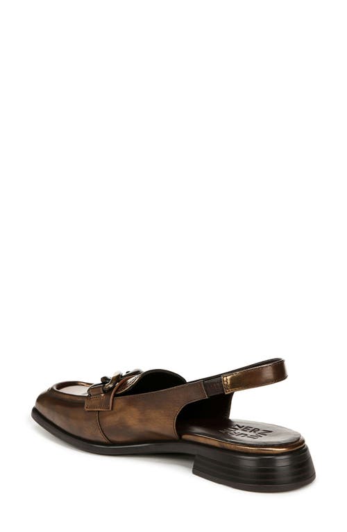 Naturalizer Frances Slingback Loafer In Chestnut Brown/bronze