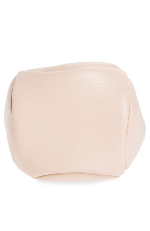 Shop Coperni Mini Swipe Leather Top Handle Bucket Bag In Pink Pnk